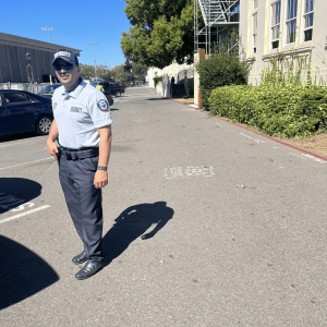 Patrolling security guards in West Hollywood